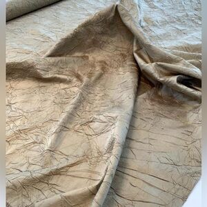 Crinkle Crushed Taffeta Curtains 4 Panels